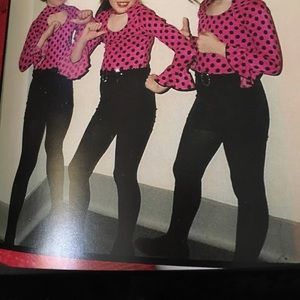 Pink polka dot shorts romper costume